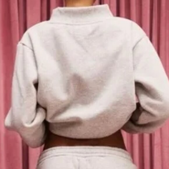 PARKE Grey College Letter Sweatshirt Unisex - Versatile Slimming Cozy💝💝 - Picture 5 of 7